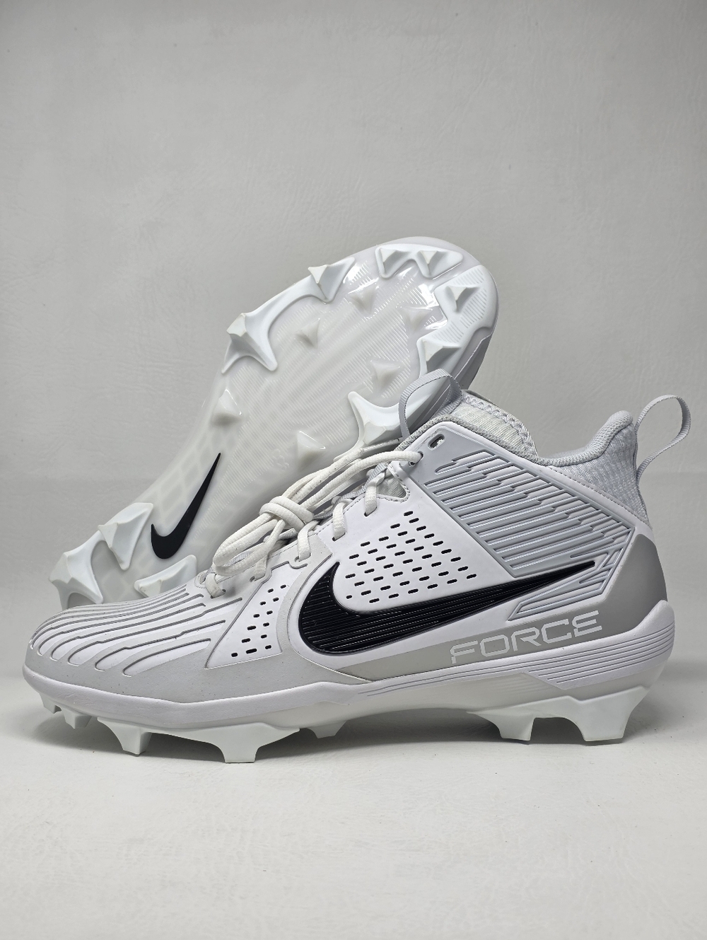 Nike Football Cleats Lineman Force Savage Pro 3 White DA5453-104 Men's Size 16